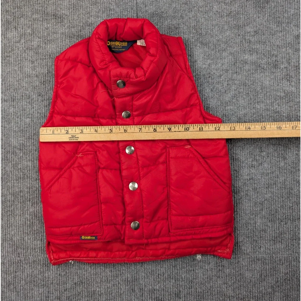 Vintage OshKosh B'Gosh Puffer Vest Kids 3 Regular Toddler Genuine Article